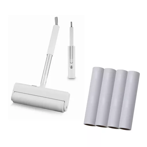 Swan Elevate Extra-Wide Lint Roller & 4 Pack Refill Bundle