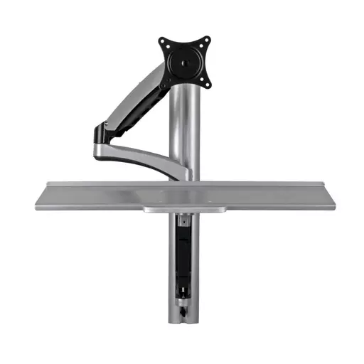 Tripp Lite WWSS1327RWTC Adjustable-Height Wall-Mount Sit-Stand Workstation, Single-Display