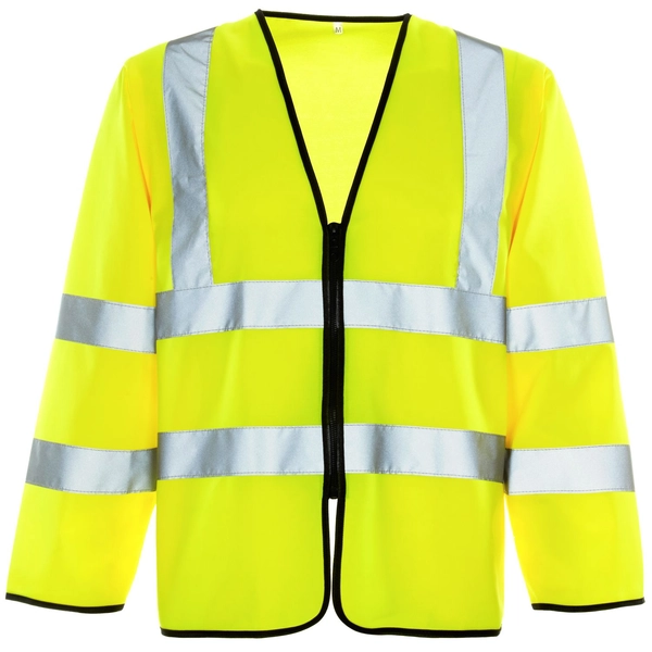 Picture of Supertouch Hi Vis Long Sleeved Vest - Zip