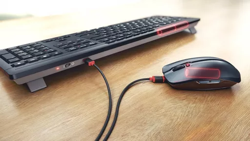 CHERRY Stream Desktop Recharge keyboard Mouse included Universal RF Wireless Black