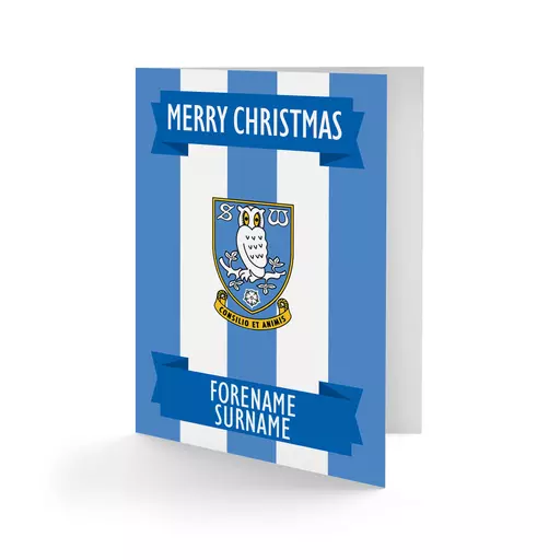 Sheffield Wednesday FC Crest Christmas Card