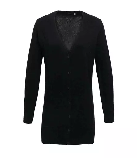 Premier Ladies Longline V Neck Cardigan