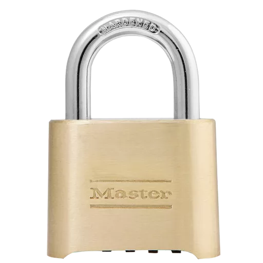 MASTER LOCK 175 Brass Open Shackle Combination Padlock