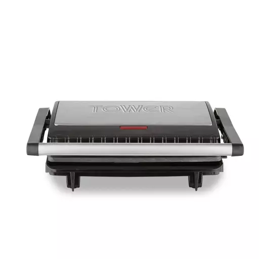 750W Panini Grill Cerastone Stainless Steel