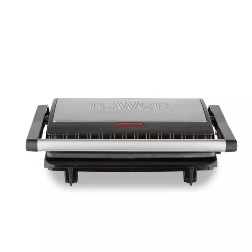 750W Panini Grill Cerastone Stainless Steel