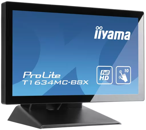 iiyama ProLite T1634MC-B8X computer monitor 39.6 cm (15.6") 1920 x 1080 pixels Full HD LED Touchscreen Multi-user Black