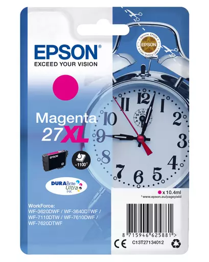 Epson C13T27134010/27XL Ink cartridge magenta high-capacity, 1.1K pages 10,4ml for Epson WF 3620