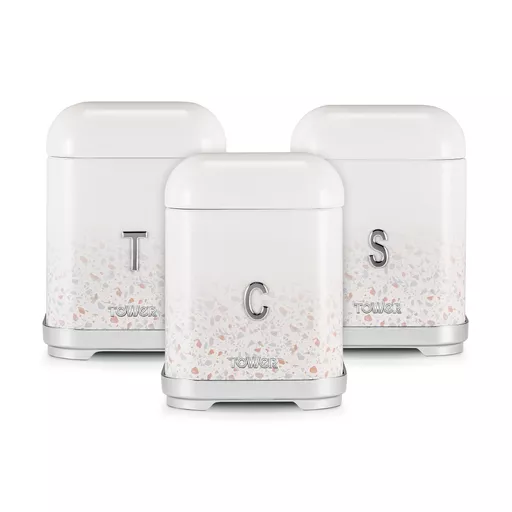 Terrazzo Set of 3 Canisters
