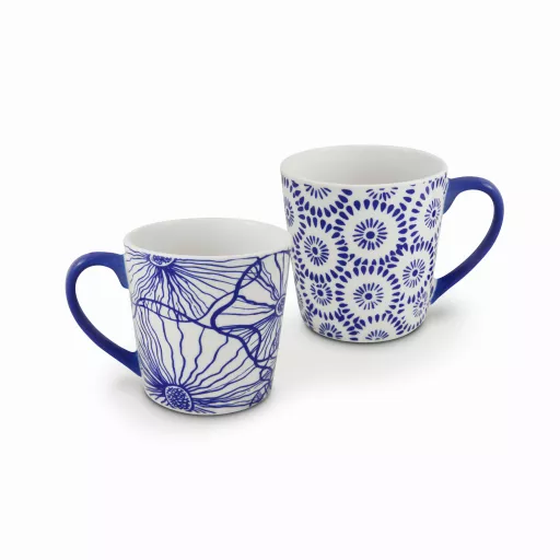 Set of 2 Coastal Themed Mugs