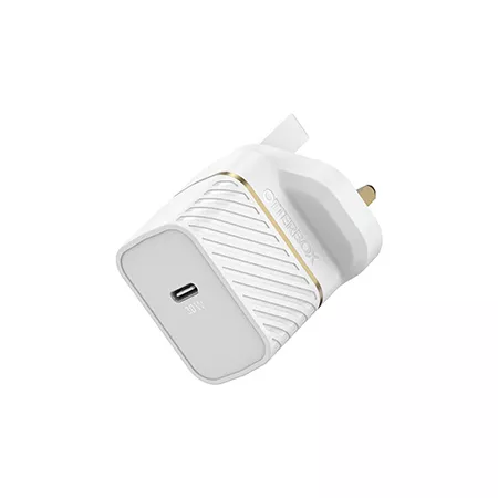 OtterBox UK Wall Charger 30W GaN - 1X USB-C 30W USB-PD, Cloud Dust White