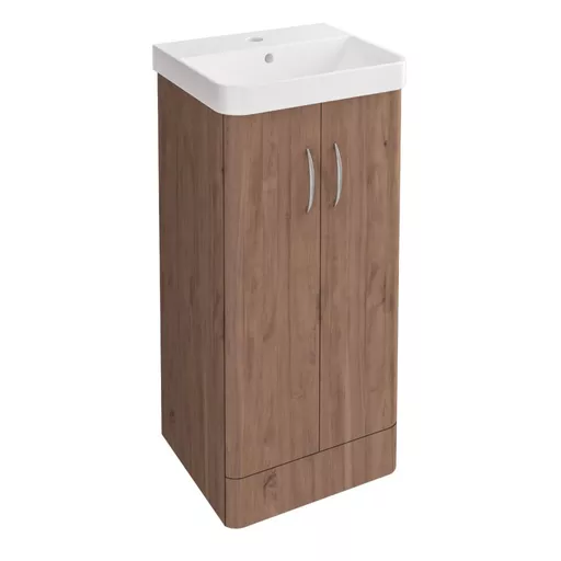 Cavone II 400x335mm 2 Door Cabinet - Medium Oak