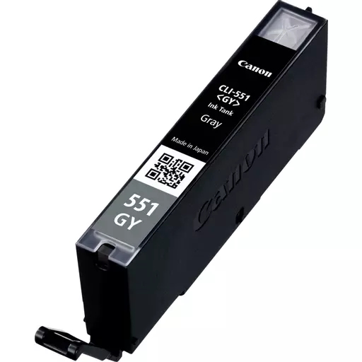 Canon 6512B001/CLI-551GY Ink cartridge gray, 780 pages ISO/IEC 24711 126 Photos 7ml for Canon Pixma IP 8700/MG 6350/MG 7550