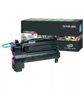 Lexmark C792A1MG Toner cartridge magenta return program, 6K pages ISO/IEC 19798 for Lexmark C 792/X 792