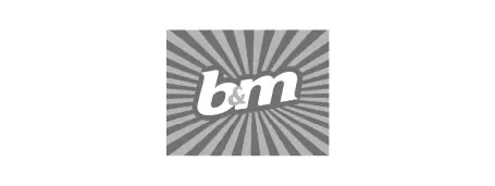 B and M logo