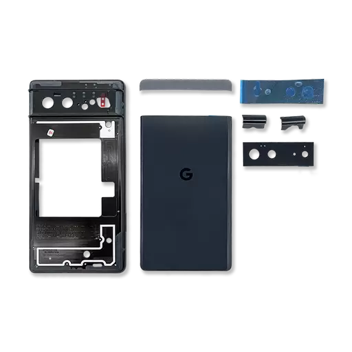 Back Housing (No Logo) (Stormy Black) (RECLAIMED) - For Google Pixel 6