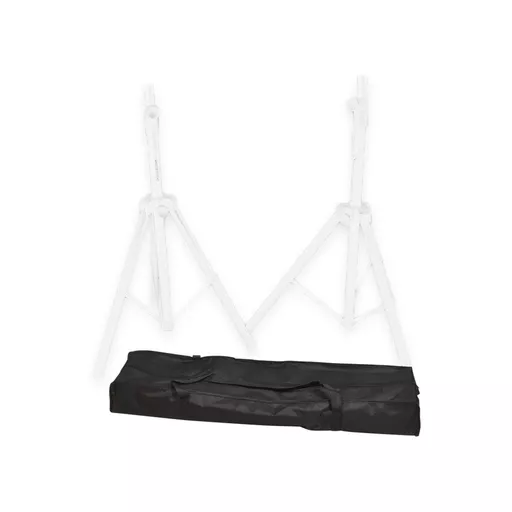 Ultimax UTX325WH Pro Aluminium Speaker Stands & Bag - White