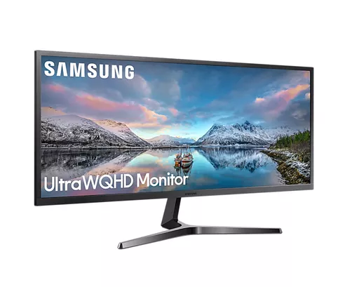 Samsung S34J550W 86.4 cm (34") 3440 x 1440 pixels UltraWide Quad HD LED Blue, Grey