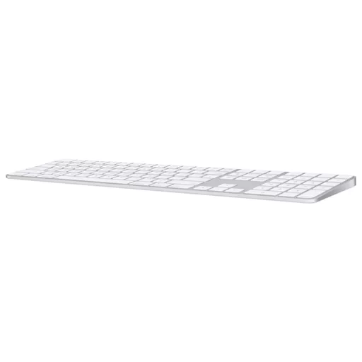 Apple Magic keyboard USB + Bluetooth Turkish Aluminium, White