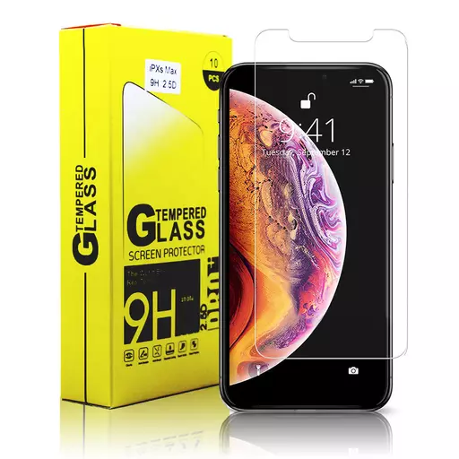 Tempered Glass (2.5D) (Clear) (10 Pack) - For iPhone 15 Pro Max