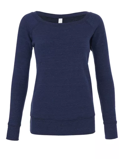 Women's Sponge Fleece Wide Neck Sweatshirt