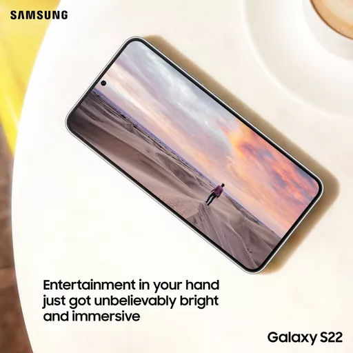 Samsung Galaxy S22 SM-S901B 15.5 cm (6.1") Dual SIM Android 12 5G USB Type-C 8 GB 256 GB 3700 mAh White