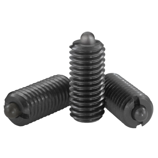 K0317 Inch - Spring Plungers With Hex Socket And Thrust Pin In Steel