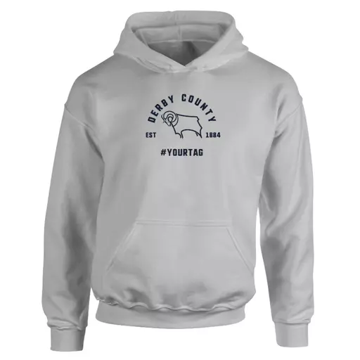 Derby County Vintage Hashtag Hoodie