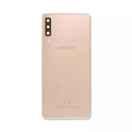 Back Cover w/ Camera Lens (Service Pack) (Gold) - For Galaxy A7 (2018) (A750)