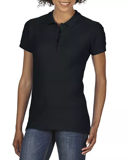 Softstyle® Ladies' Double Pique Polo