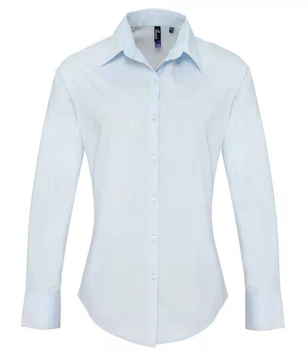 Premier Ladies Supreme Long Sleeve Poplin Shirt