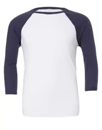 Canvas Unisex 3/4 Sleeve Baseball Tee