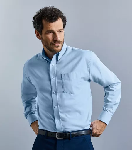 Men's Long Sleeve Easy Care Oxford Shirt