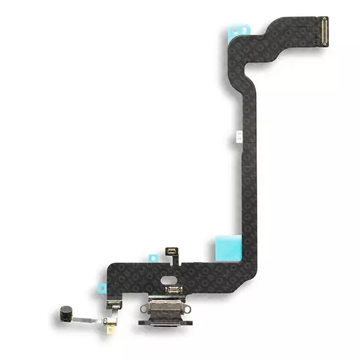 Charging Port Flex Cable (Space Grey) (CERTIFIED - Aftermarket) - For iPhone XS