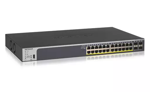 NETGEAR GS728TP Managed L2/L3/L4 Gigabit Ethernet (10/100/1000) Power over Ethernet (PoE) 1U Black