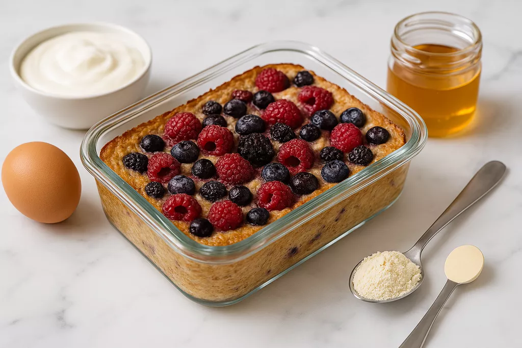 Air Fryer Baked Oats