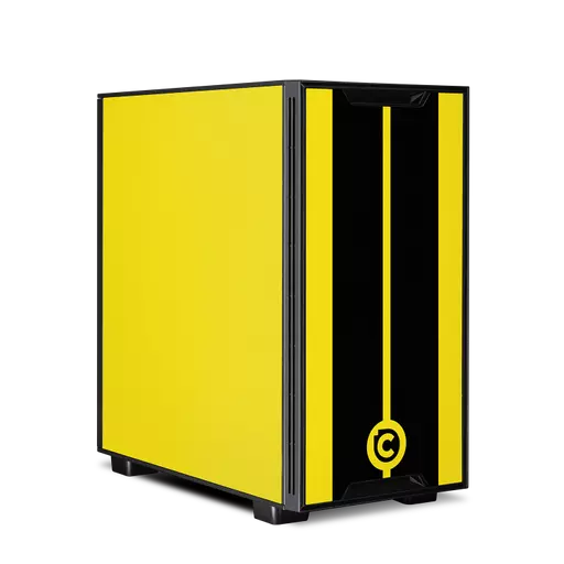 Legends Classic Intel Core i5 RTX 4060 Ignition Sim Racing PC - Yellow and Black