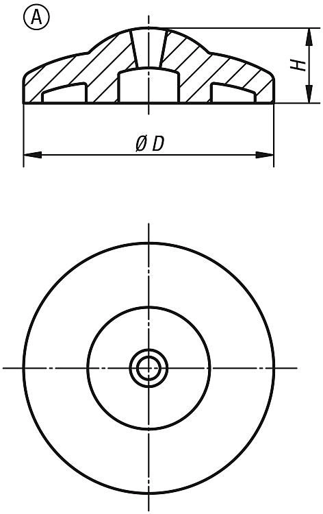 Swivel Plate. 30mm Diameter. Zinc. Compatible With Spindle K0429.