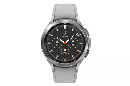 Samsung Galaxy Watch4 Classic 3.56 cm (1.4") OLED 46 mm Digital 450 x 450 pixels Touchscreen Silver Wi-Fi GPS (satellite)