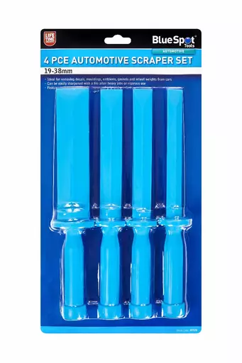 4 PCE Automotive Plastic Scraper Set (19-38mm)