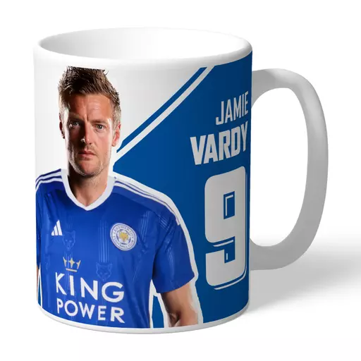 Leicester City FC Vardy Autograph Mug