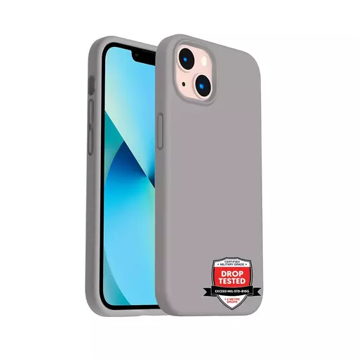 Silicone for iPhone 14 - Storm Grey