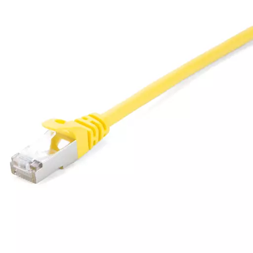 V7 Yellow Cat6 Shielded (STP) Cable RJ45 Male to RJ45 Male 1m 3.3ft