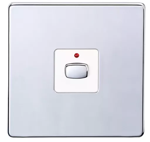 EnerGenie MIHO076 light switch Chrome, White