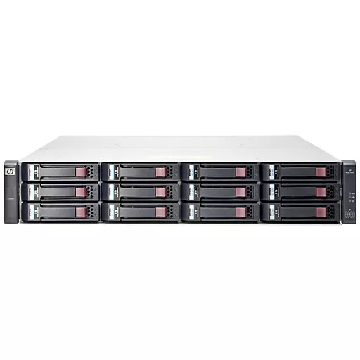 Hewlett Packard Enterprise MSA 1040 2-port Fibre Channel Dual Controller LFF Storage disk array Rack (2U)