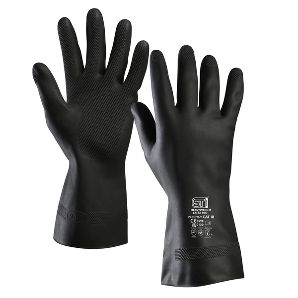 Picture of Supertouch Supertouch Heavyweight Latex Pro Chemical Gloves