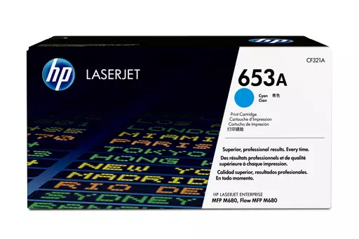 HP CF321A/653A Toner cartridge cyan, 16.5K pages ISO/IEC 19798 for HP Color LaserJet M 680