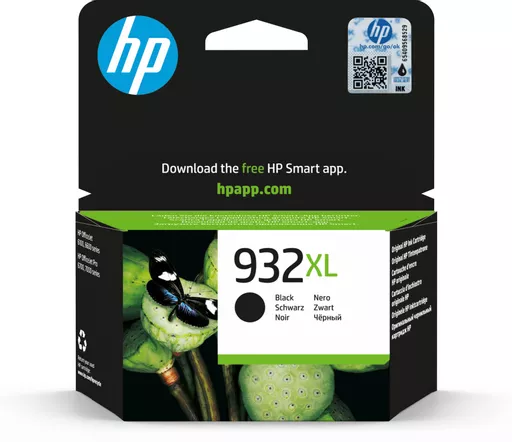 HP CN053AE/932XL Ink cartridge black high-capacity, 1K pages ISO/IEC 24711 22.5ml for HP OfficeJet 6100/7510/7610