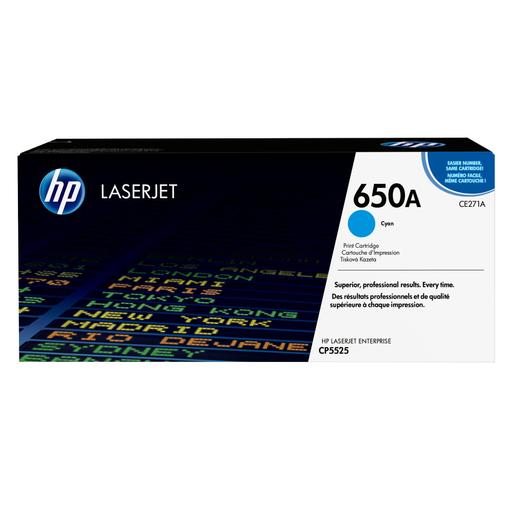 HP CE271A/650A Toner cartridge cyan, 15K pages ISO/IEC 19798 for HP CLJ CP 5525