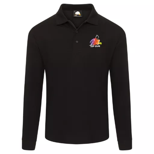 TopGun_WeaverLongSleevePolo_Black_Front.png