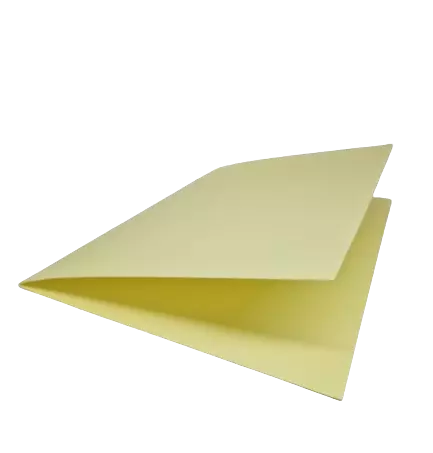 Canary Yellow Colour 240gsm A4 Pre Scored Card Blanks (Folds to A5)